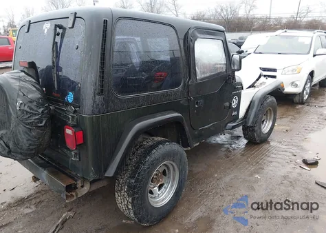 1997 Jeep Wrangler Se from USA, damaged, VIN 1J4FY29P0VP412572